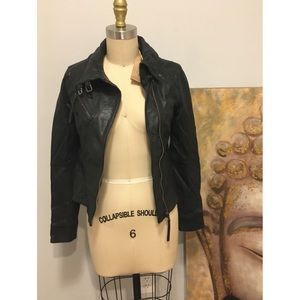 Allsaints Brand New Belvedere Leather Jacket